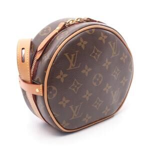 Louis Vuitton Boite Chapeau Souple Shoulder Bag Canvas Leather Monogram Brown